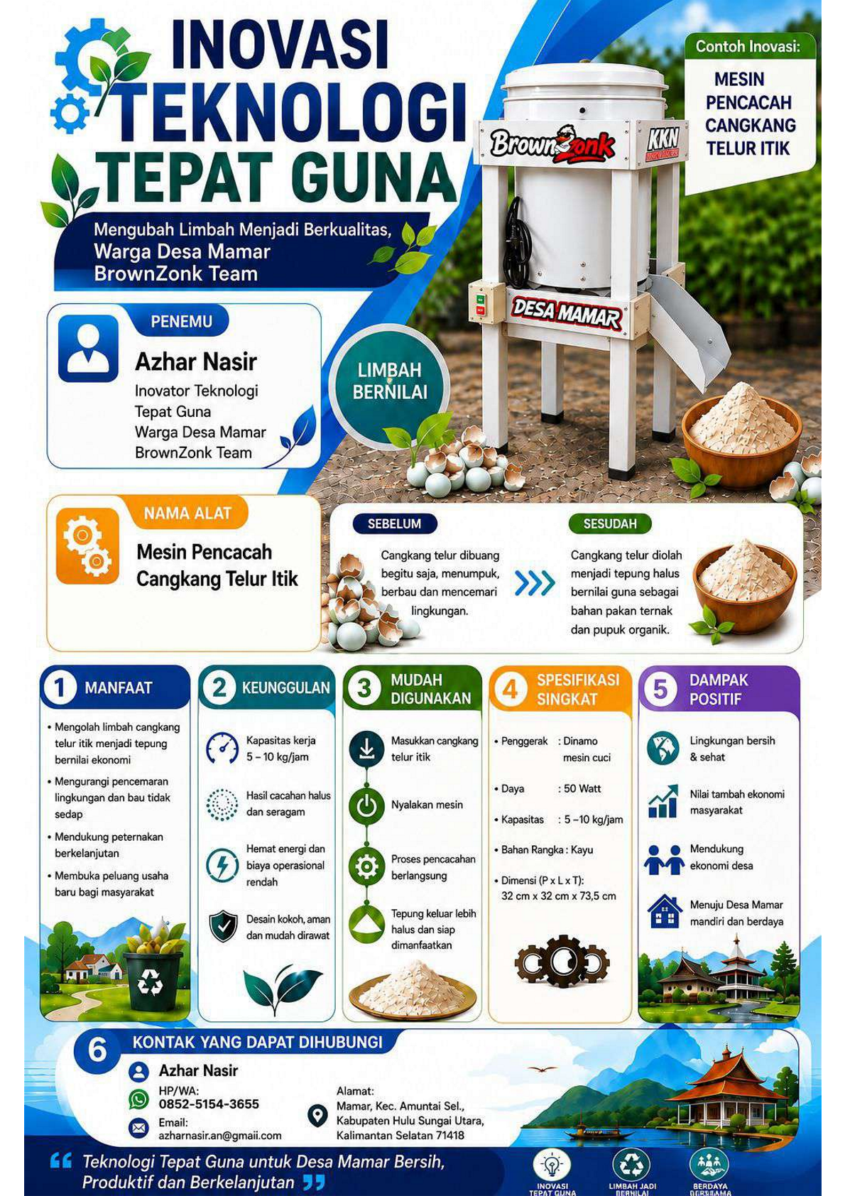 TTG DESA MAMAR MESIN PENCACAH